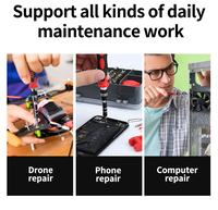 UFTOOLS Vente Flash Kit d'outils de réparation magnétique 122 en 1 pour iPhone Series/Mac/iPad/Tablette/Ordinateur portable/Xbox Series/Caméra/Électronique