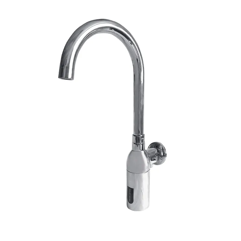 new design swan angle cock wall mounted automatic infrared sink bathroom cheap sensor faucet