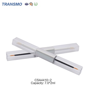 Venta al por Mayor de Tubos de Brillo Labial de Doble Punta de 7ml*2, Envases Vacíos para Labios, Tubo de Plástico de Bajo Precio para Envases de Cosméticos - Product Image 4