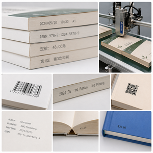 Macchina Industriale per la Stampa dei Bordi dei Libri, Industria Editrice, Copertina Rigida, Sistema Inkjet CMYK ad Alta Precisione, Esportazione - Product Image 3