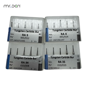Fresas Dentales de Carburo de Tungsteno Mr.Den Serie RA (RA3, RA4, RA34, RA35) para Contra-ángulo de Baja Velocidad - Product Image 3