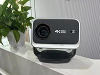 Nouveau projecteur LED intelligent P20 Android 13.0 WiFi 6 Full HD 1080P 4K avec mise au point automatique, portable, 350 lumens, haut-parleurs intégrés pour la maison
