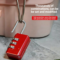 Cadenas à Code Numérique de Sécurité 4 Chiffres Haute Qualité avec Réinitialisation, Idéal pour Bagages, Sacs, Logos, Écoles, Gymnases, Hôtels et Utilisation Extérieure