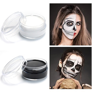 Paleta de pintura al óleo profesional de 10g <span class=keywords><strong>para</strong></span> arte corporal, fiesta de Halloween, Cosplay, maquillaje de <span class=keywords><strong>payaso</strong></span>, pintura facial negra, paleta de gran capacidad - Product Image 3