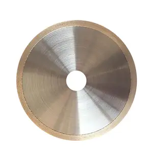 Süper ince reçine Metal Bond elmas bronz sinterlenmiş kesme diski CBN taşlama çarkı cam kesme diski