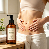 Huile de drainage corporel amincissante pour la perte de poids et le raffermissement, sérum corporel amincissant et raffermissant effet liposuccion