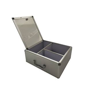 Botiquín de Primeros Auxilios de Aleación de Aluminio MK08-134A con Cerradura, Gran Capacidad, Caja de Almacenamiento de Medicamentos para Montar en la Pared, para Uso Doméstico - Product Image 2