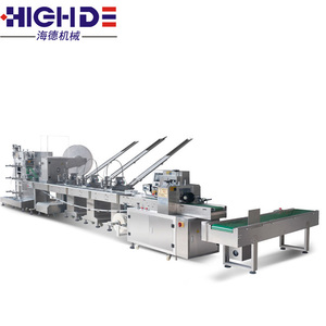 Machine d'emballage horizontale automatique pour couverts en papier, alimentation automatique, emballage en forme de coussin, prix, compagnie aérienne - Product Image 1