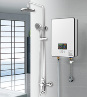 Chauffe-eau électrique instantané sans réservoir 220V-240V 3500W, température réglable, étanche IPX4, usage domestique