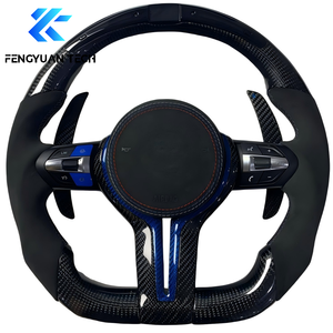 พวงมาลัย M ซีรีส์ทำจากคาร์บอนไฟเบอร์สำหรับ <span class=keywords><strong>BMW</strong></span> F10 F30 <span class=keywords><strong>F20</strong></span> F31 F32 F36 X5 M3 F25 M5 M6 E71 E90 F07 F15 F16ไม่มีถุงลมนิรภัย - Product Image 4