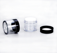 Pot cosmétique de luxe en plastique avec couvercle or, noir, blanc – 5g, 10g, 20g, 30g, 50g, 80g, 100g – Pots à beurre pour les lèvres et le corps avec couvercle