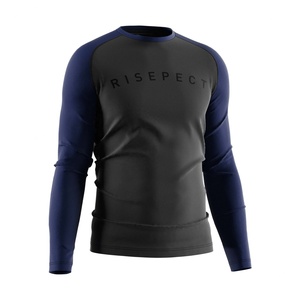 Vêtements de musculation personnalisés en gros, nouveaux vêtements de sport sexy pour hommes, chemises de sport à compression à manches longues - Product Image 3
