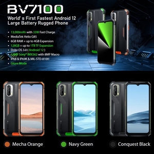 <span class=keywords><strong>Blackview</strong></span>-teléfono inteligente <span class=keywords><strong>BV7100</strong></span>, versión Global, batería de 13000mAh, pantalla de 6.583 pulgadas, Android, 6GB + 128GB, 4G - Product Image 5