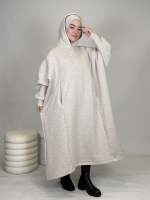 Nouvelle Abaya en velours côtelé personnalisée avec cordon de serrage, style Kaftan, Robe Turque Grande Taille, Coupe Ample et Fermée, Tenue de Prière Hiver pour Femme Musulmane