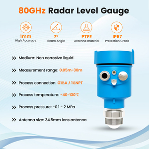 Moary me803a Độ chính xác cao thép không gỉ 304 80Ghz nhiệt độ cao mực nước mét Radar cấp Transmitter - Product Image 2