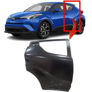 Puerta trasera izquierda o derecha del coche para Toyota 2017 CHR 2018 2019 accesorios kit de carrocería