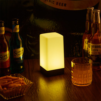 Ktv Mini lampe de Table Led, éclairage de fête, lampe lanterne avec abat-jour en verre, décoration de café, lampe de Table Led