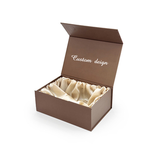 Tùy Chỉnh In Ấn Matt Cán Cà Phê Màu Nâu Tóc Giả Tóc Mở Rộng Đóng Mở Bìa Từ Hộp Quà Tặng Cho Phụ Nữ - Product Image 3