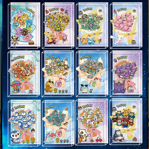 Vente en gros : Mini briques <span class=keywords><strong>de</strong></span> sable mouvant en acrylique cristallin Pokémon populaires, accessoires lenticulaires Game Boy, jeux <span class=keywords><strong>de</strong></span> cartes avec cadre artistique étendu - Product Image 5