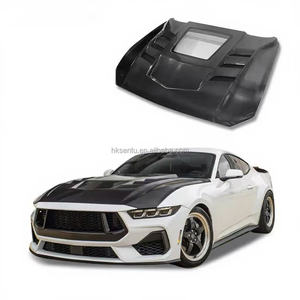 Capot en fibre de carbone pour Ford Mustang, style GTD turbocompressé, pare-chocs en fibre de carbone pour Mustang - Product Image 4