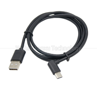 Câble d'extension USB Type-C mâle à angle droit de 90 degrés avec conducteur en cuivre pur pour téléphone, Raspberry Pi, ordinateur, écouteurs