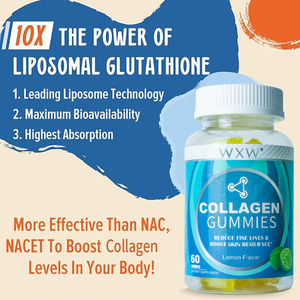 Gomitas de Colágeno Naturales y Orgánicas Sin Azúcar WXW, Suplemento Nutricional con Vitaminas para Todos, Excepto Recién Nacidos y Mujeres Embarazadas - Product Image 4