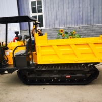Top-Angebot 0,8t & 1t Mini-Raupendumper mit Yuchai-Motor und Kernkomponenten wie Motor und Pumpe – Mini-Muldenkipper zum Verkauf