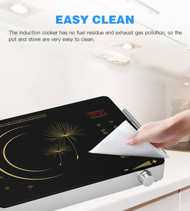 Table de cuisson électrique portable à brûleur unique, surface céramique lisse, avec capteur, pour usage domestique et VR - Nouveauté 2025, Vente chaude usine - Product Image 5