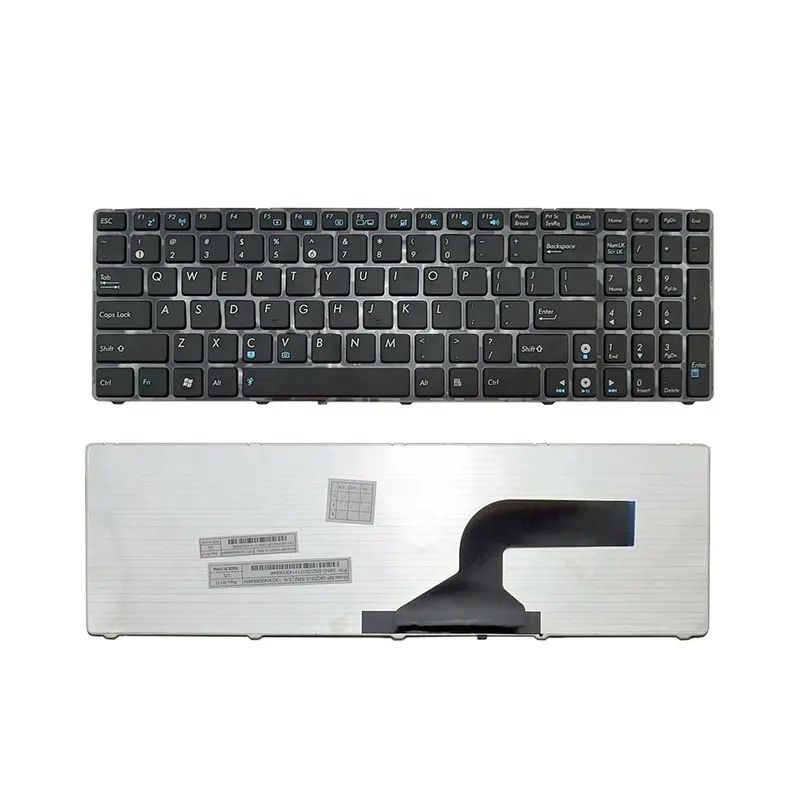 100% Original marca nuevo portátil retroiluminado teclado para ASUS A53S cuaderno en