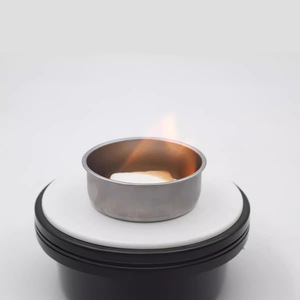 Stainless Steel Mini Alcohol Stove Round Metal Cup Lightweight Outdoor Cookware - Product Image 2