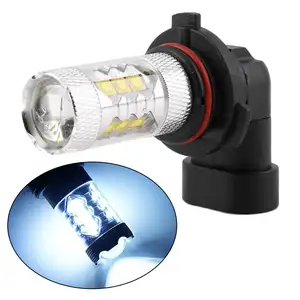 Luz Led antiniebla de alta potencia para coche, Bombilla de conducción DRL de 80W, enchufe H4, 9006, 9005, CC, 12V, blanco