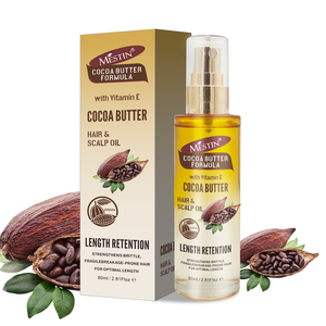 Olio per <span class=keywords><strong>Capelli</strong></span> e Cuoio Capelluto Nutriente con Vitamina E e Burro di Cacao a Marchio Privato per Mantenimento della Lunghezza e Rafforzamento dei <span class=keywords><strong>Capelli</strong></span> Fragili - 80ml - Product Image 5