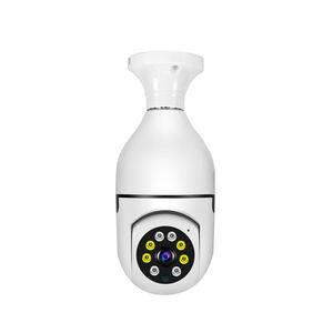 Wifi PTZ لمبة Wifi Cctv IP كاميرا لاسلكية الأمن للرؤية الليلية عموم الميل لمبة كاميرا V380 كاميرا لا سلكية - Product Image 1