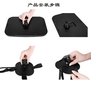 Espejo retrovisor para coche con rotación de 360 grados y vista amplia para monitoreo del asiento del bebé - Product Image 2