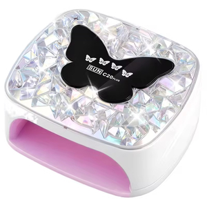 Lámpara de <span class=keywords><strong>Uñas</strong></span> Inalámbrica SUN C20 Plus Butterfly 2026 de 188W con Sensor Inteligente, 67 LED, Sin Daño a las Manos, Recargable, <span class=keywords><strong>UV</strong></span> LED - Product Image 2