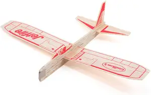 Quebra-cabeças de madeira avião, brinquedo feito sob encomenda para crianças, feito de madeira, modelo de aeronaves leves e balsa