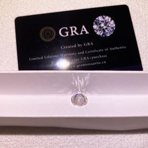 Certificación GRA D EF Forma redonda blanca Corte brillante <span class=keywords><strong>Moissanite</strong></span> suelto 1ct 3ct <span class=keywords><strong>6ct</strong></span> Diamantes de moissanita sintéticos de buena calidad - Product Image 4