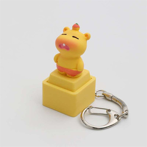 En gros Capybara Lulu Fidget Clicker Keychain Keycaps Fidget Toys Bouton de <span class=keywords><strong>clavier</strong></span> pour cadeau d'anniversaire - Product Image 4