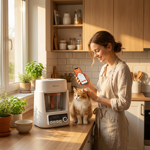 Machine à nourrir les animaux domestiques à usage domestique - Machine de cuisson automatique intelligente pour des aliments frais et crus pour animaux - Product Image 6