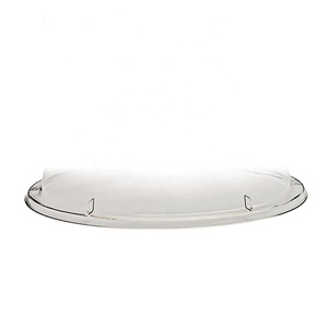 Couvercle d'<span class=keywords><strong>assiette</strong></span> de service ovale 12 "avec <span class=keywords><strong>logo</strong></span> personnalisé Couvercle d'affichage de plat en plastique pour hôtel et restaurant - Product Image 4