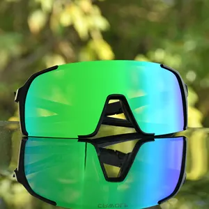 Free Sample Custom Tr90 Frame Cricket Bike Driving Fishing Oversize Polarized Photochromic Cycling Mens sport sunglasses 2022