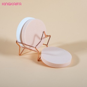 Thường xuyên Vòng trứng Polyurethane ưa nước không latex trang điểm miếng bọt biển khô ướt vẻ đẹp bột Puff với hình dạng thả thẳng cắt - Product Image 1