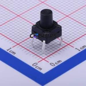 TC-FS66D-C-I Tactile Switch Through hole Component (THT)-4P,6x6mm Switch Single Pole Single Throw Round Button 2.6N Through Hole - Product Image 1