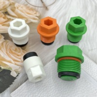 NFJM 1/8 1/4 3/8 1/2 3/4 Bouchon de tuyau en plastique à filetage mâle NPT Ppr Embout à filetage mâle Série SFPN