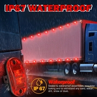 Nouvelles feux de position latéraux LED 12V pour camion et remorque, ambre, étanches IP67, universels, accessoires pour attelage de remorque