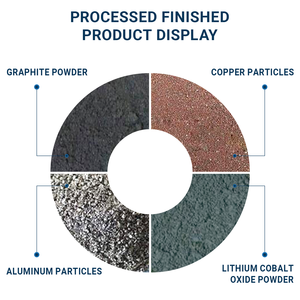 Usine d'équipement de recyclage de batterie au lithium au meilleur prix 900 kg/h pour le recyclage des batteries au lithium-ion - Product Image 6