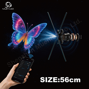 Ventilateur holographique 3D de 56 cm, équipement publicitaire vidéo LED pour centre commercial - Product Image 1
