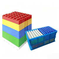 Plateaux à œufs en plastique à 30 alvéoles pour l'élevage commercial de volailles, transportables, empilables et ventilés, pour la reproduction