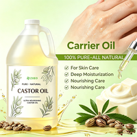 Huile de ricin multi-usage pressée à froid, naturelle, pour massage, soins de la peau, cheveux, fabrication de savon, aromathérapie, base de beauté DIY, en vrac