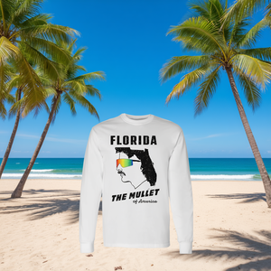 T-shirt à manches longues Florida Mullet Of America avec motif lunettes de soleil - Product Image 3